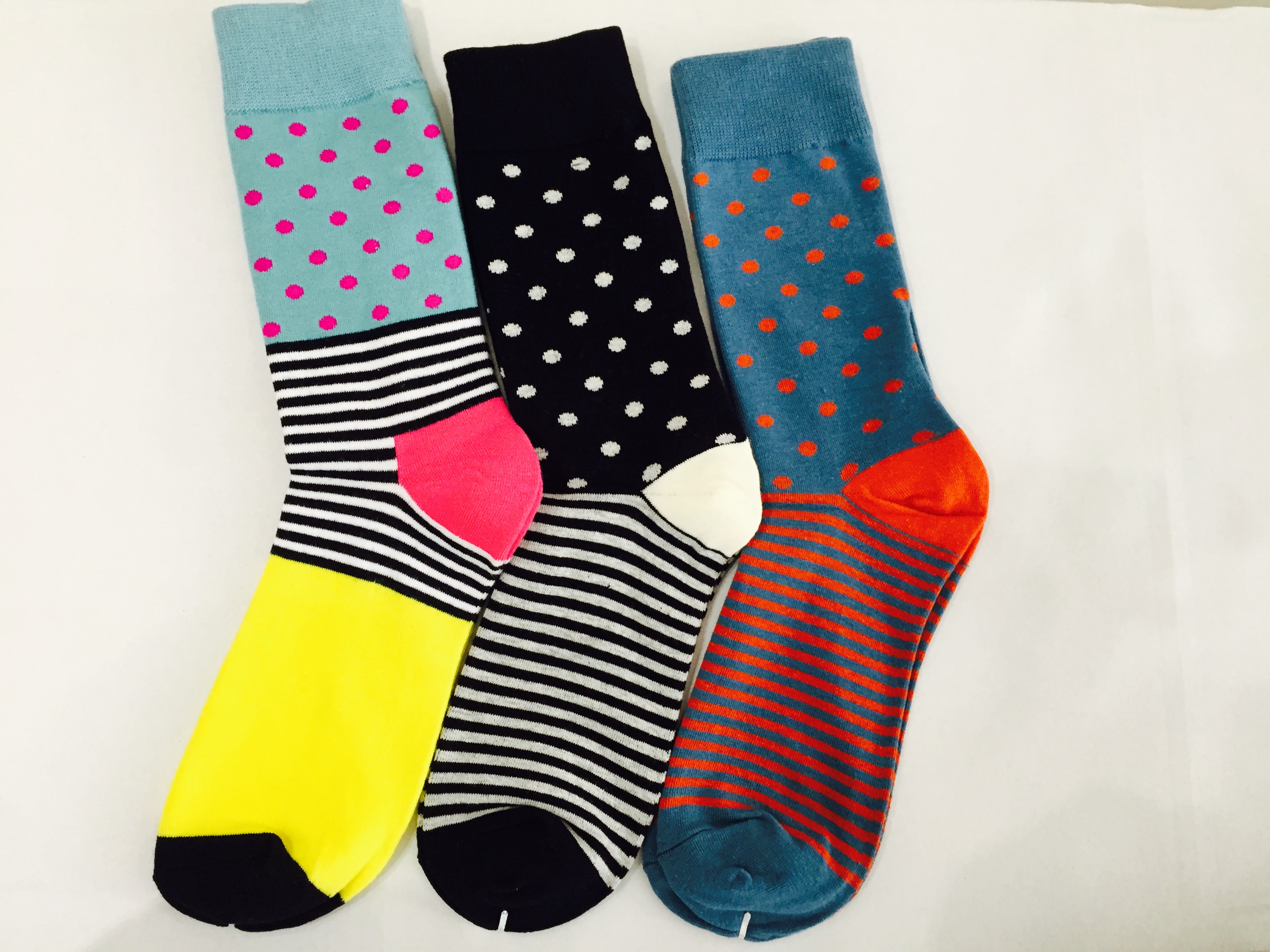 Factory custom design business crew dress cotton socks for men